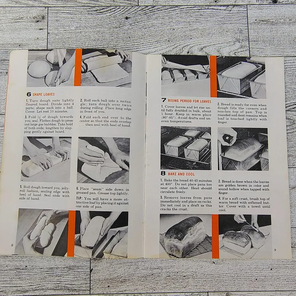 Occident King Midas Photo-Method Recipes Bread Rolls Fancy Bread Cookbook Booklt